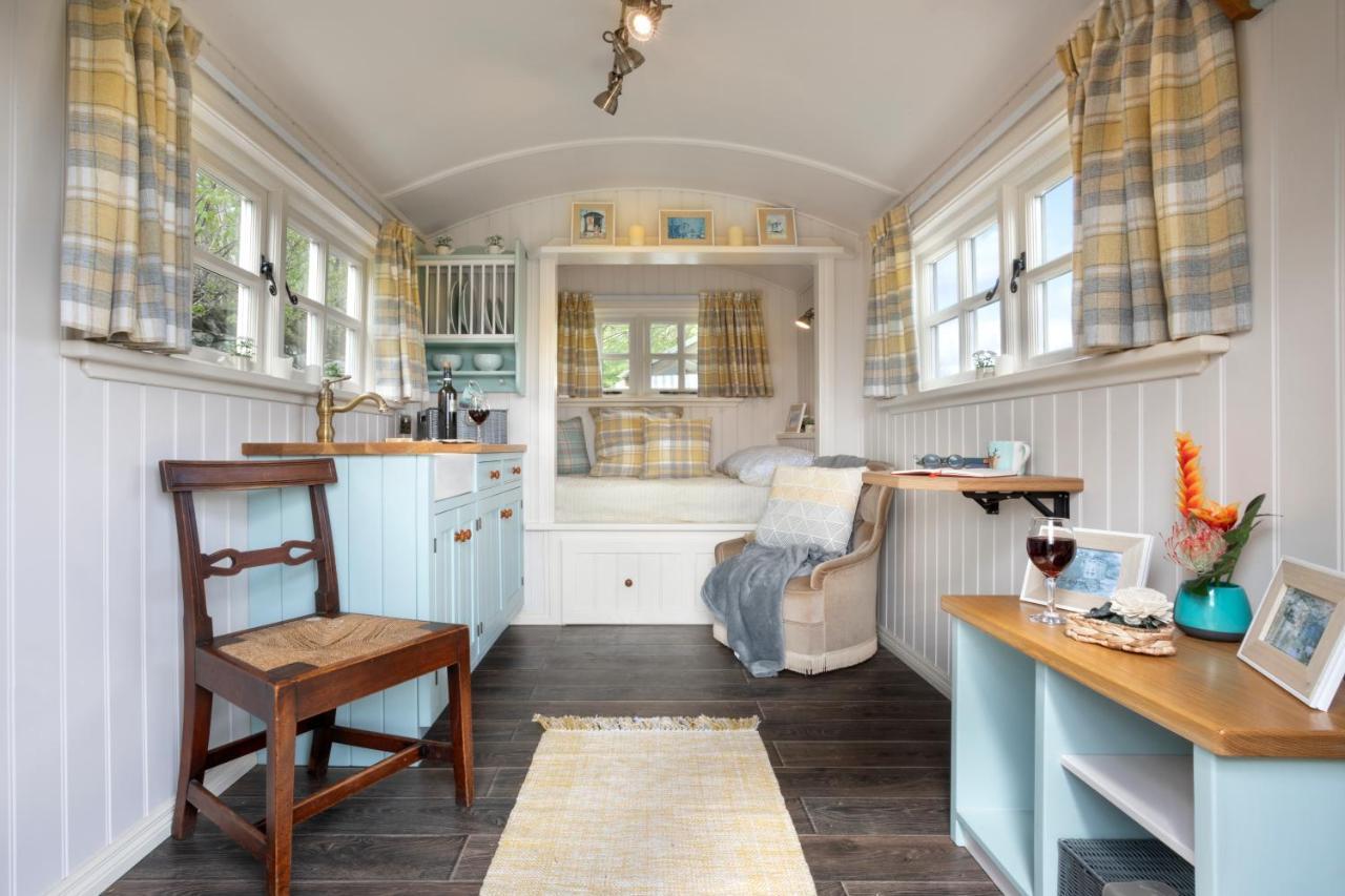 The Heron Shepherds Hut At Lyth Valley Brigsteer Esterno foto